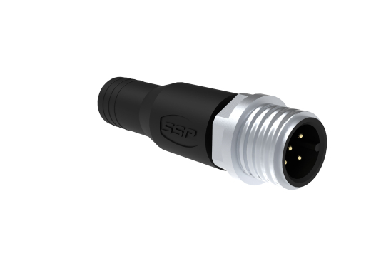 Stiftstecker M12-Stecker, 5 polig