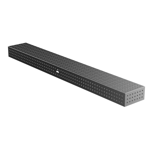 Verbindungsklotz 3000x400x200 mm – Ø16 mm / 50×50 mm Raster