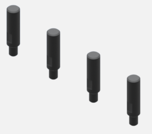 Storage pins for side B, diameter 6 mm