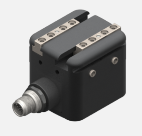Selbstzentrierender elektrischer Parallelgreifer, 24Vdc, 5 W, PNP, M12 12-polig