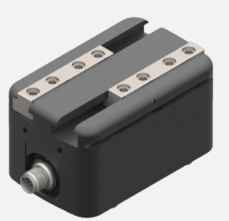 Self centering electric gripper with embedded drive, 24Vdc, 30W