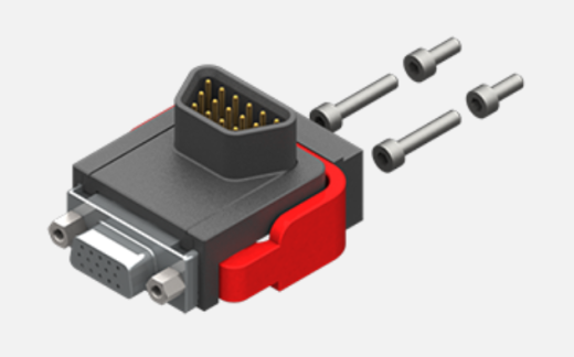 Stecker, 0/250 Vac, D-SUB 15 Pin Typ VGA, vergoldete Kontakte