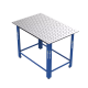 Schweiß- und Montagetisch DIY 8 mm – 1200 x 800 mm – auf Füßen – Ø16 mm / 50×50 mm Raster