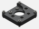 Fixing flange EQC100-A for robots with ISO 9409-1-80-4-M8 interface. Screws, sleeves and centering pins included.
