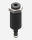 Mikro-Dehnungsgreifer NBR, Größe 4 mm, M5, Gewindeschaft M10x1, 4,5/8 bar, mit Mutter