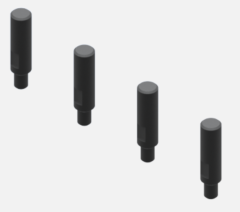 Storage pins for side B, diameter 6 mm