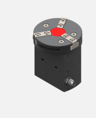 Selbstzentrierender elektrischer 3-Backen-Parallelgreifer, 24Vdc, 11 W, PNP, M8 3-polig